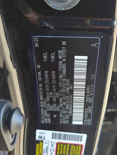 2023 Toyota Highlander XLE FWD (Natl)