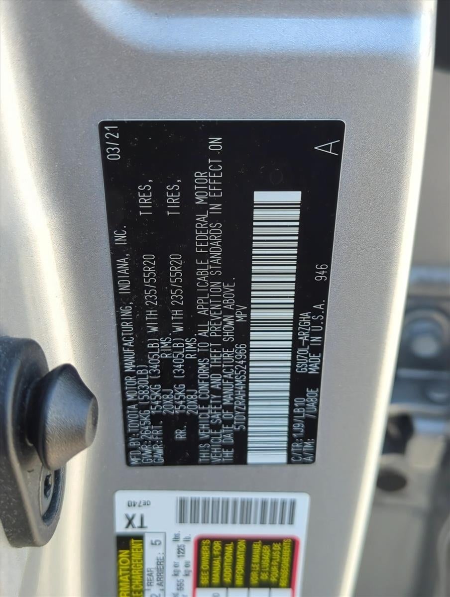 2021 Toyota Highlander Limited FWD (GS)