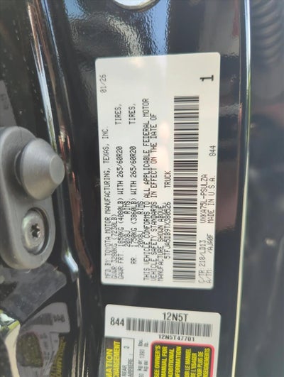 2026 Toyota Tundra 4WD 4WD Limited CrewMax 5.5' Bed (Natl)