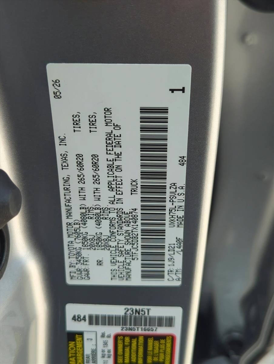 2026 Toyota Tundra 4WD 4WD Limited Hybrid CrewMax 5.5' Bed (Natl)