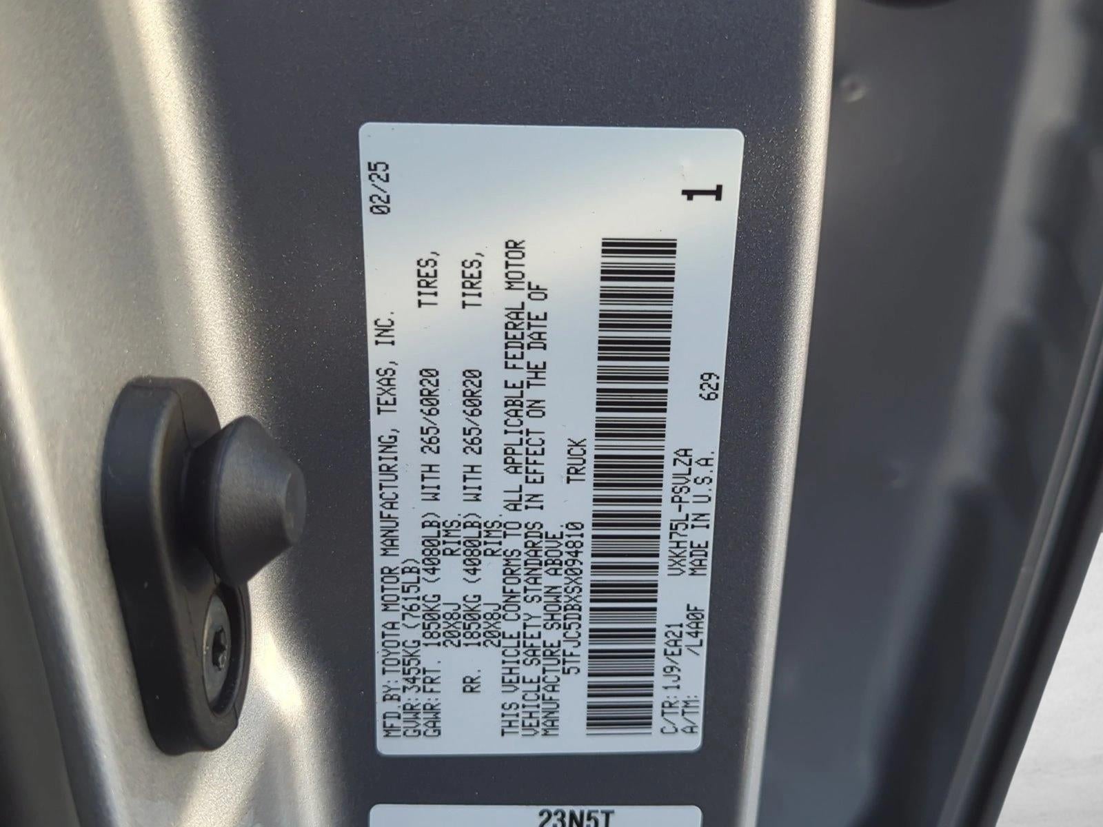 2025 Toyota Tundra 4WD 4WD Limited Hybrid CrewMax 5.5' Bed (Natl)