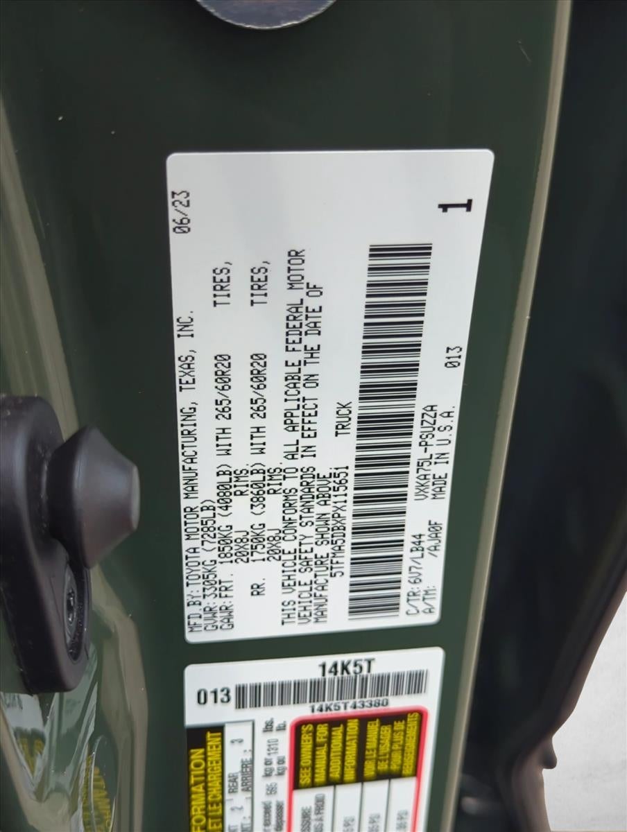 2023 Toyota Tundra 4WD 4WD 1794 Edition CrewMax 5.5' Bed (Natl)