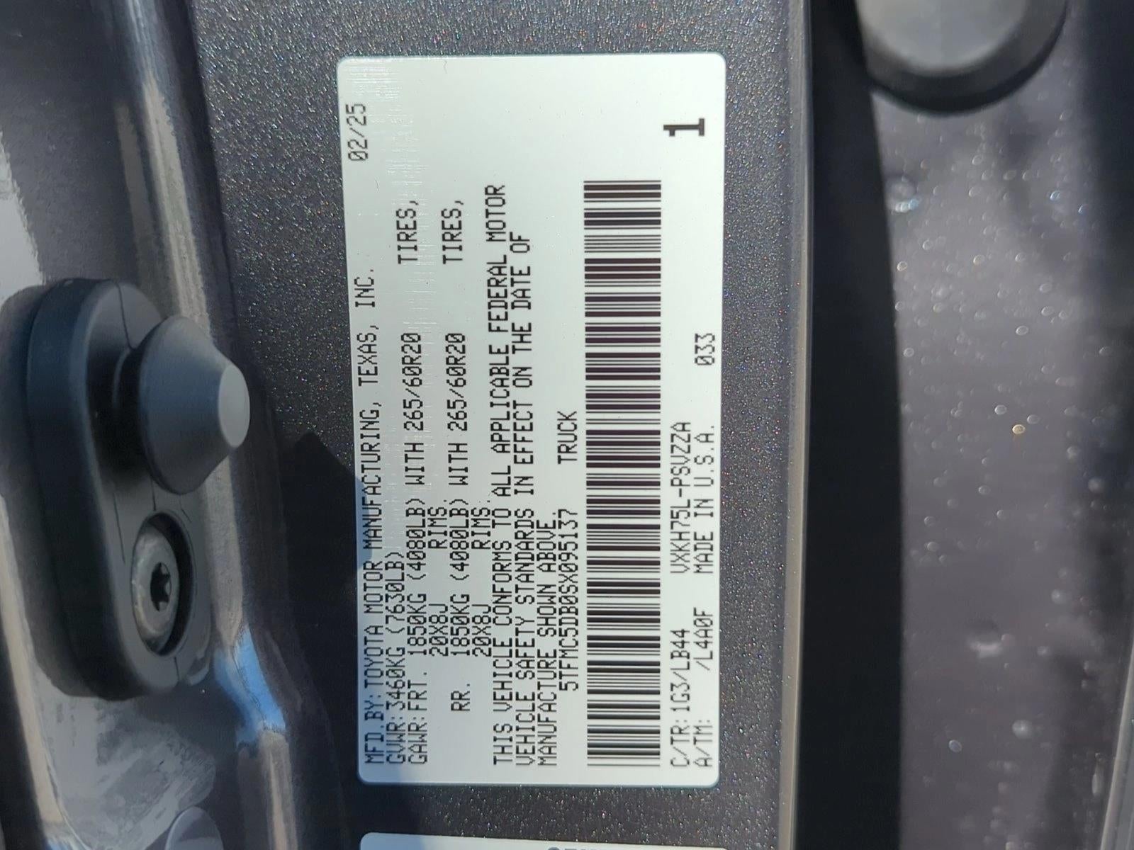 2025 Toyota Tundra 4WD 4WD 1794 Edition Hybrid CrewMax 5.5' Bed (Natl)