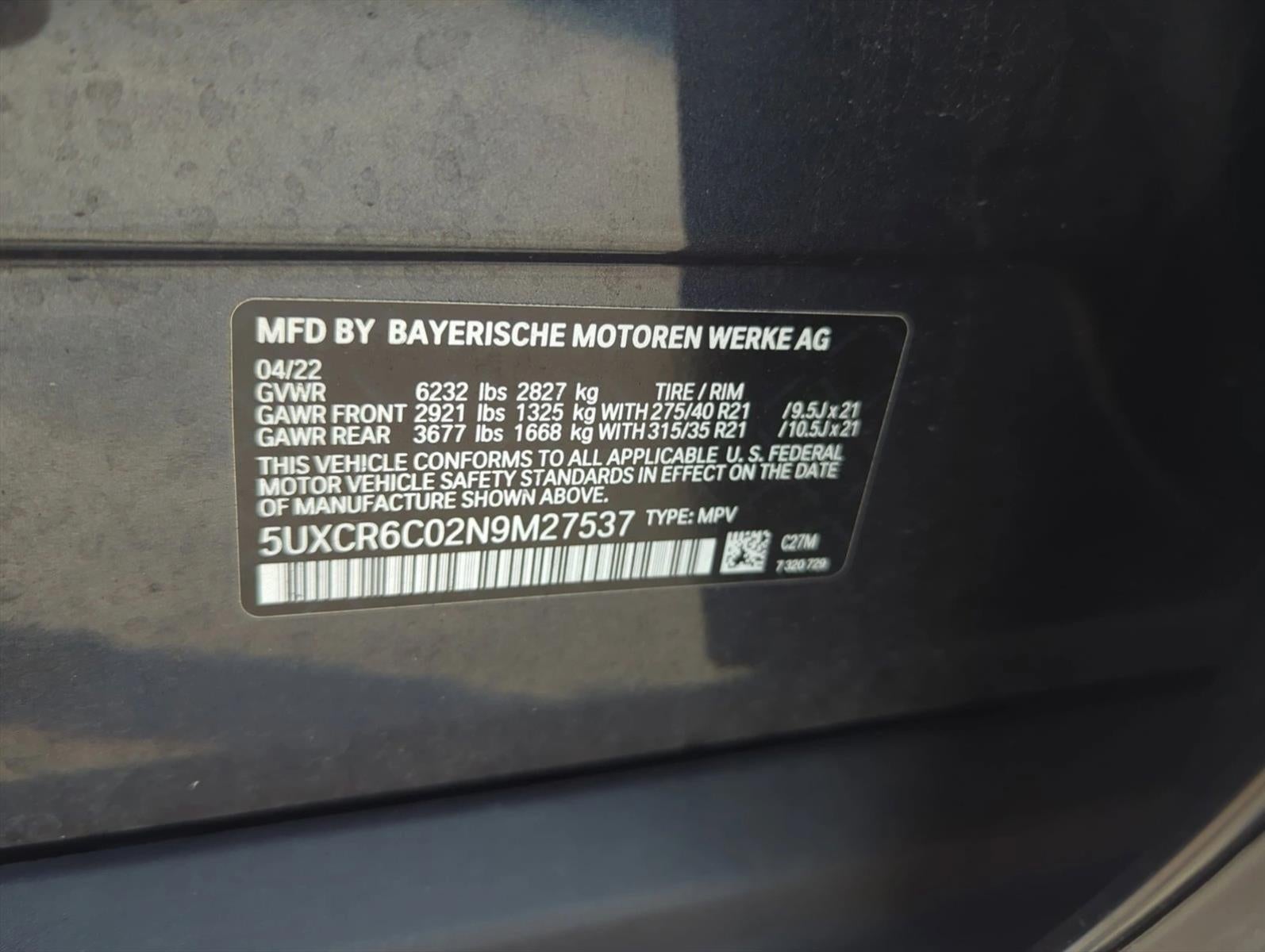 2022 BMW X5 xDrive40i Sports Activity Vehicle