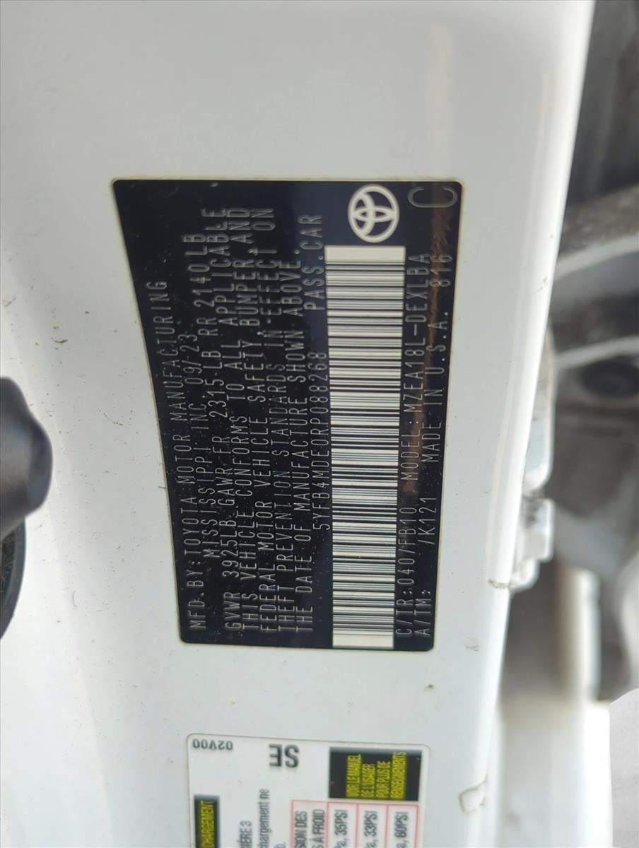 2024 Toyota Corolla LE CVT (Natl)