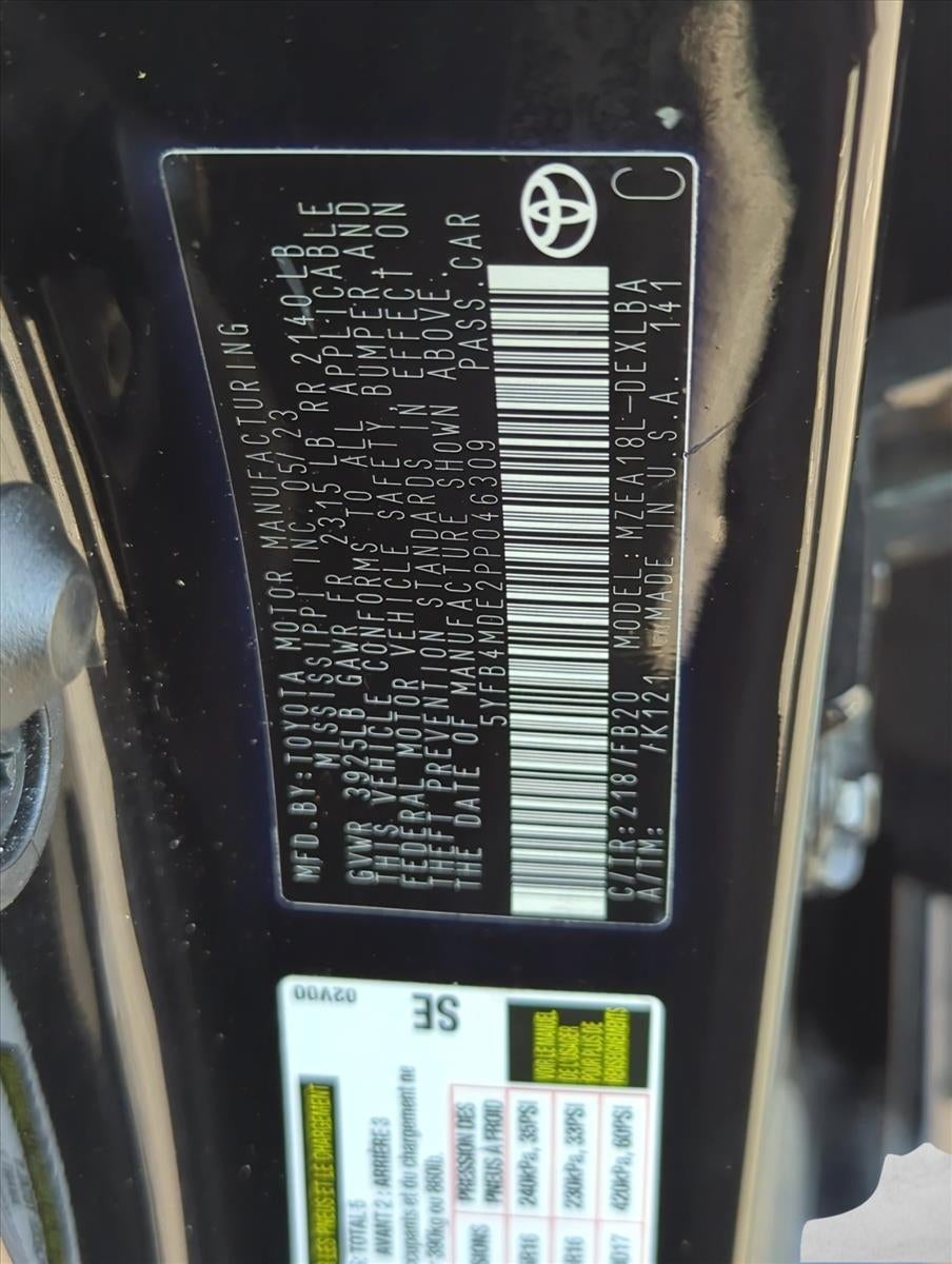 2023 Toyota Corolla LE CVT (Natl)
