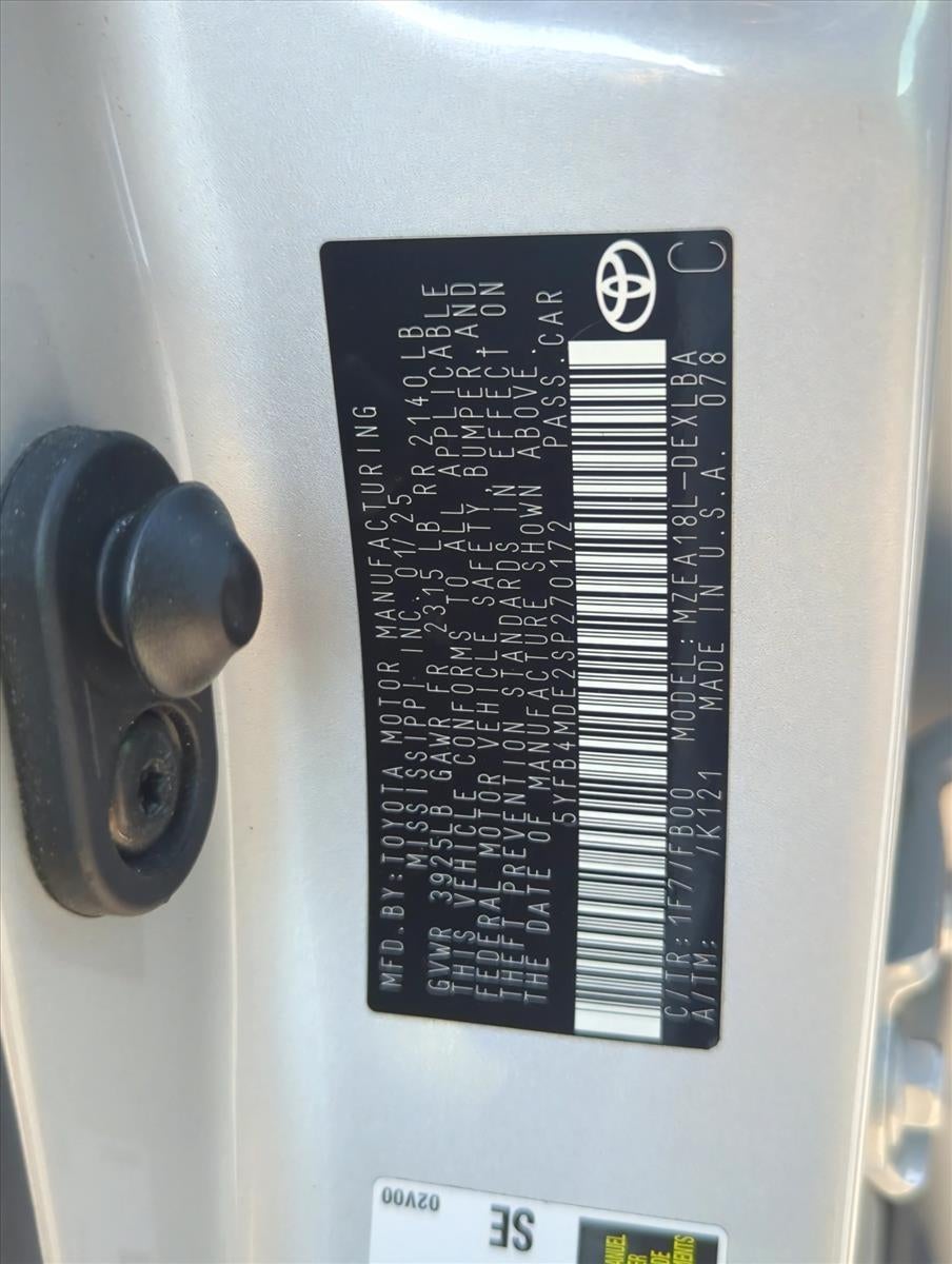 2025 Toyota Corolla LE CVT (Natl)