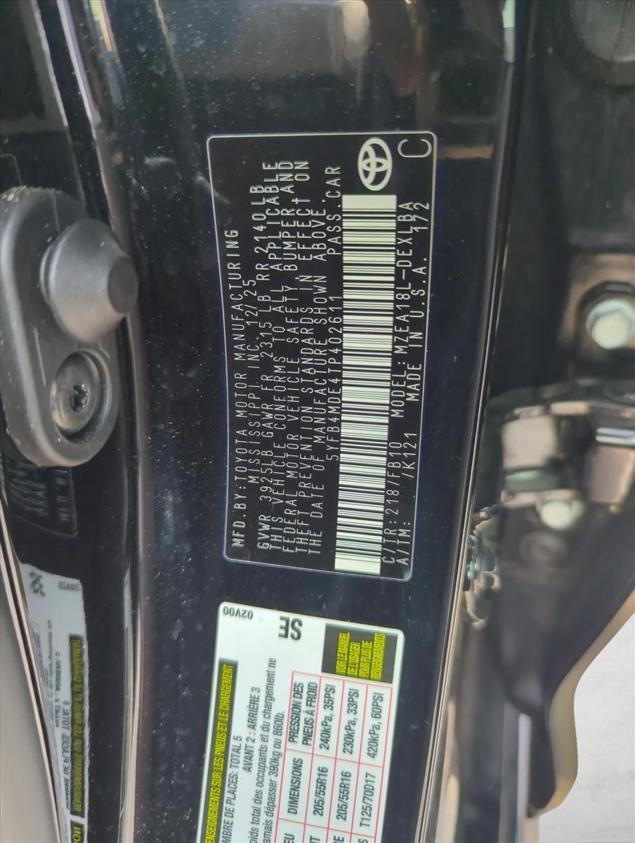 2026 Toyota Corolla LE CVT (Natl)