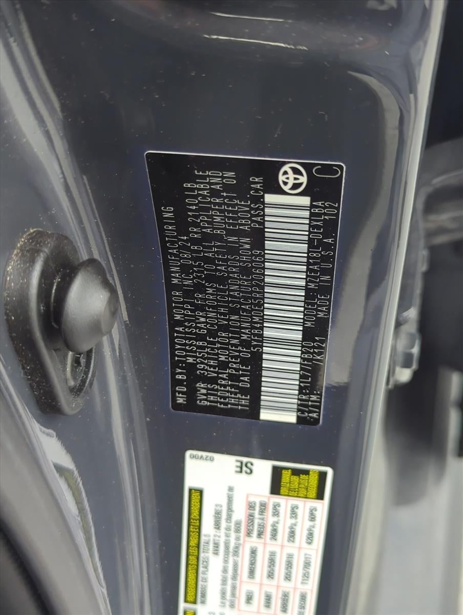 2024 Toyota Corolla LE CVT (Natl)