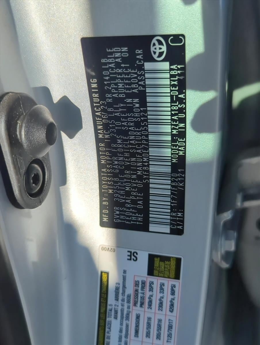 2023 Toyota Corolla LE CVT (Natl)