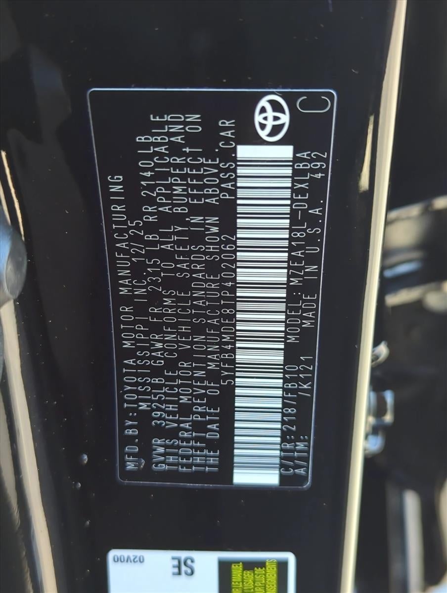 2026 Toyota Corolla LE CVT (Natl)