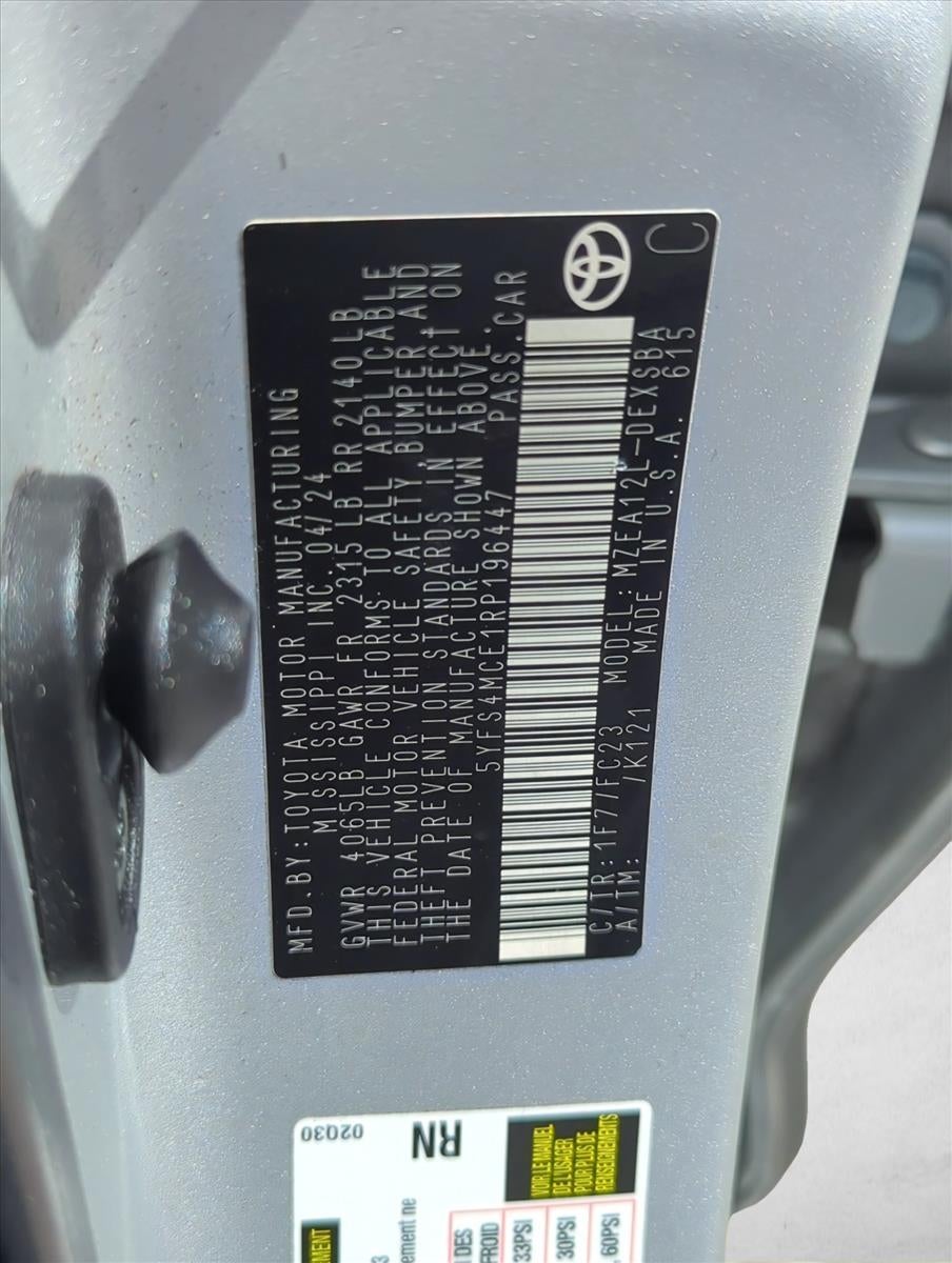 2024 Toyota Corolla SE CVT (Natl)