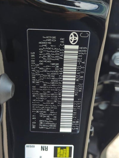 2026 Toyota Corolla SE CVT (Natl)