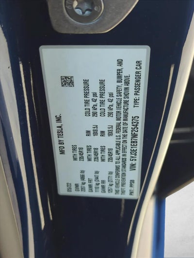 2022 Tesla Model 3 Long Range AWD *Ltd Avail*