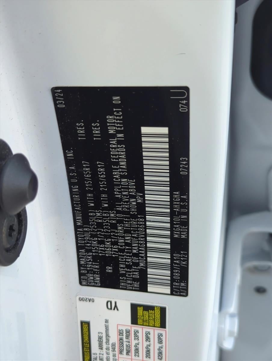 2024 Toyota Corolla Cross LE 2WD (Natl)