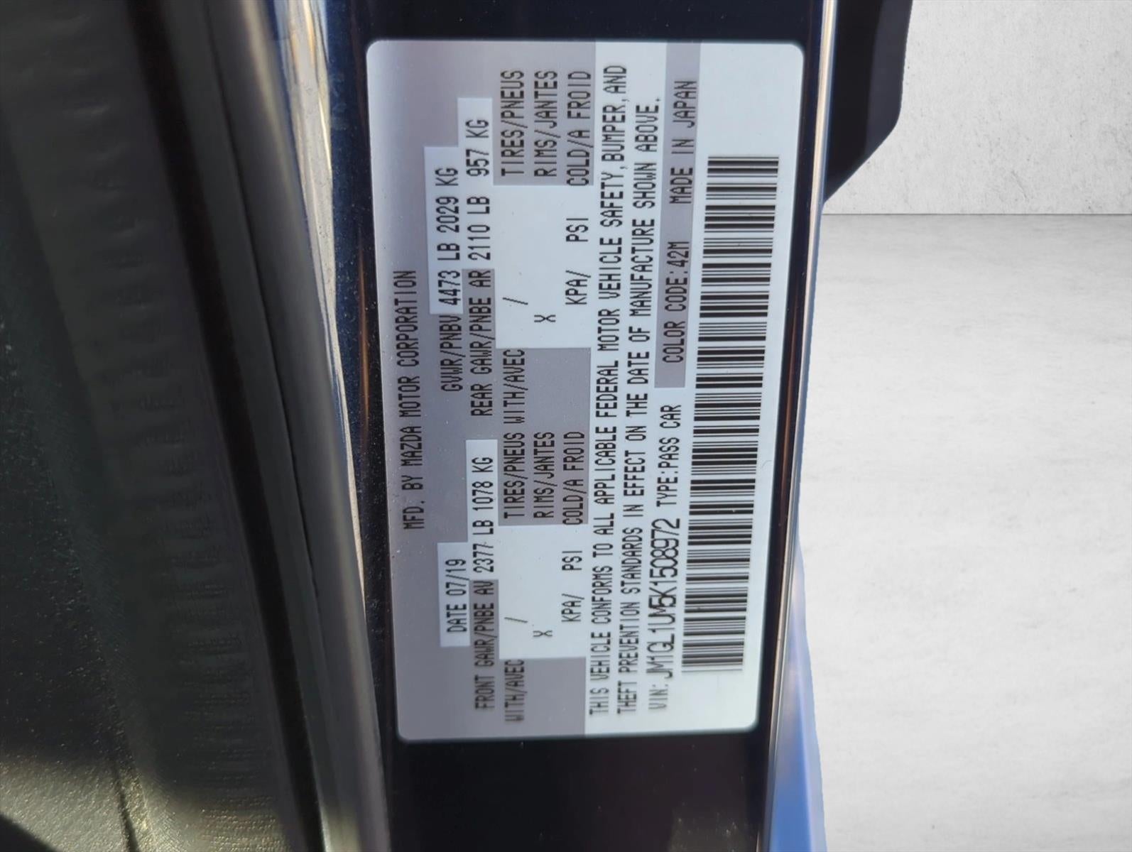 2019 Mazda Mazda6 Sport Auto