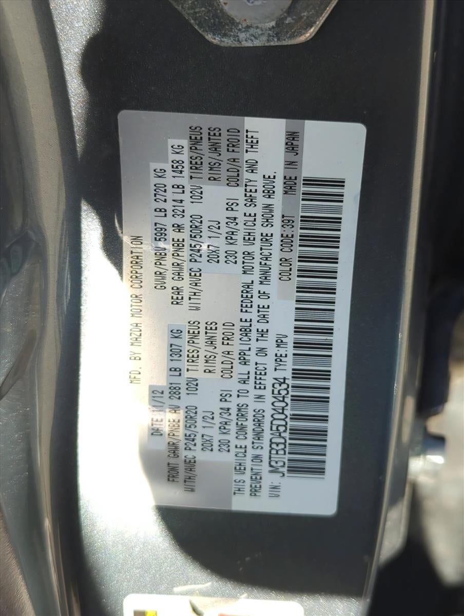 2013 Mazda Mazda CX-9 AWD 4dr Grand Touring