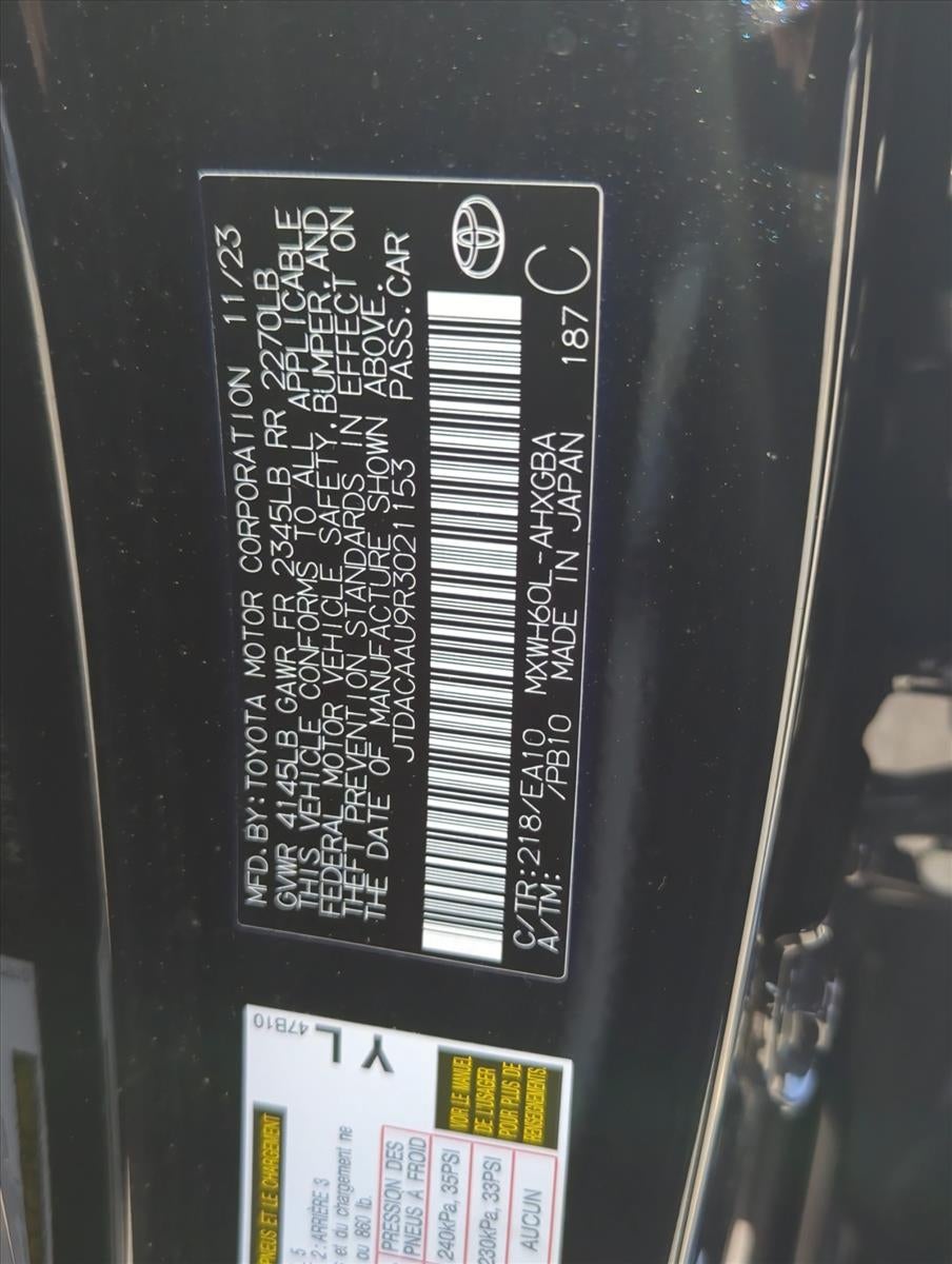 2024 Toyota Prius XLE (Natl)