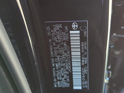 2025 Toyota Prius Plug-In Hybrid XSE Premium (Natl)
