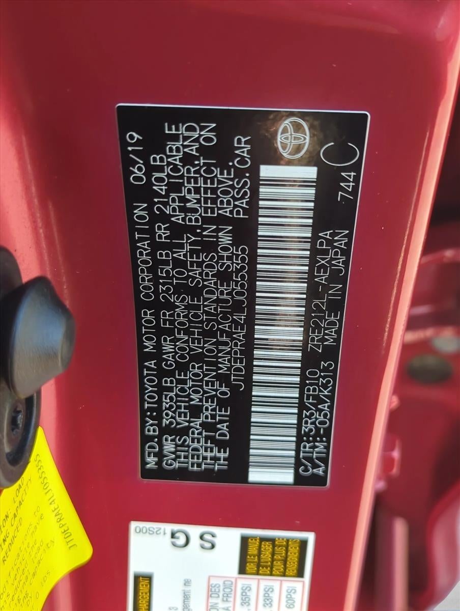 2020 Toyota Corolla LE CVT (Natl)