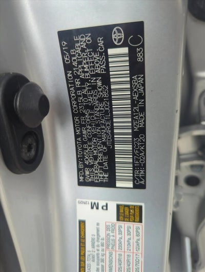 2020 Toyota Corolla SE CVT (Natl)