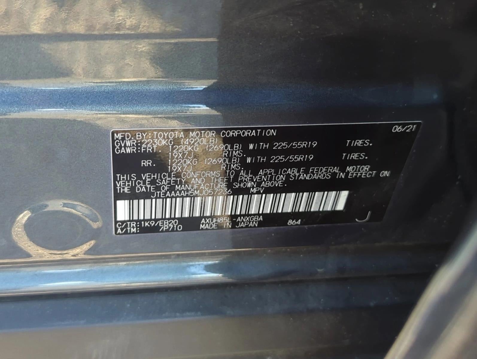 2021 Toyota Venza XLE AWD (Natl)