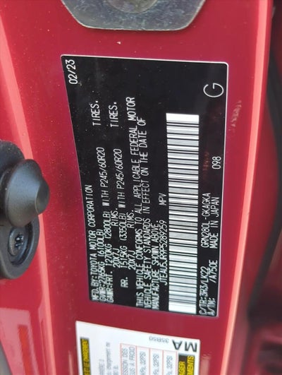 2023 Toyota 4Runner TRD Sport 2WD (Natl)