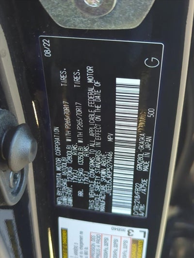 2023 Toyota 4Runner SR5 2WD (Natl)
