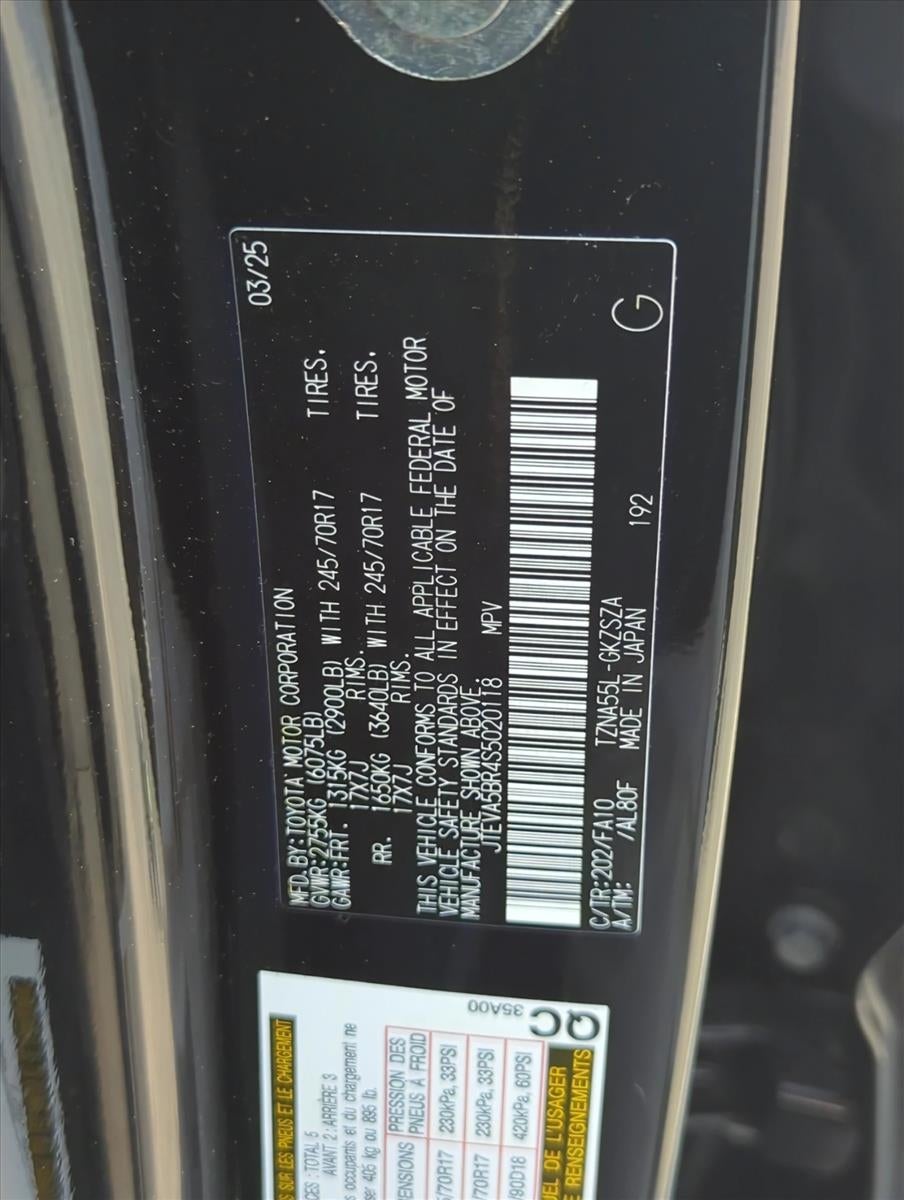 2025 Toyota 4Runner SR5 4WD (GS)