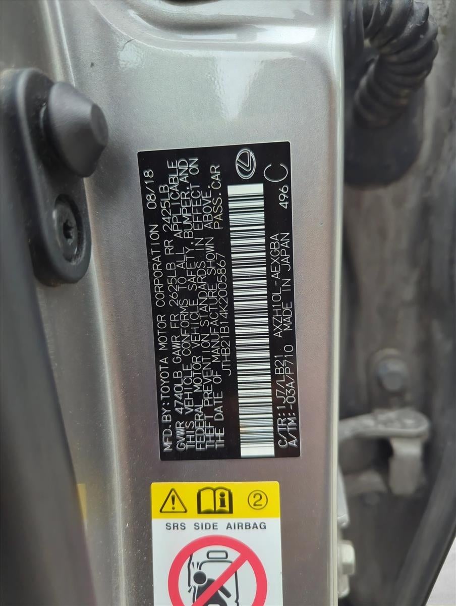 2019 Lexus ES 300h Luxury FWD