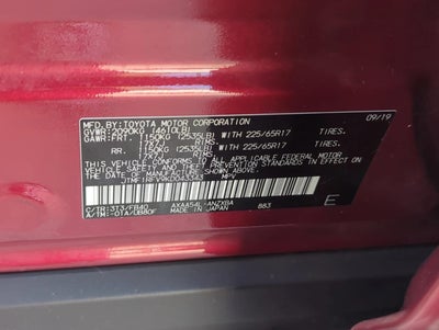 2019 Toyota RAV4 LE AWD (Natl)