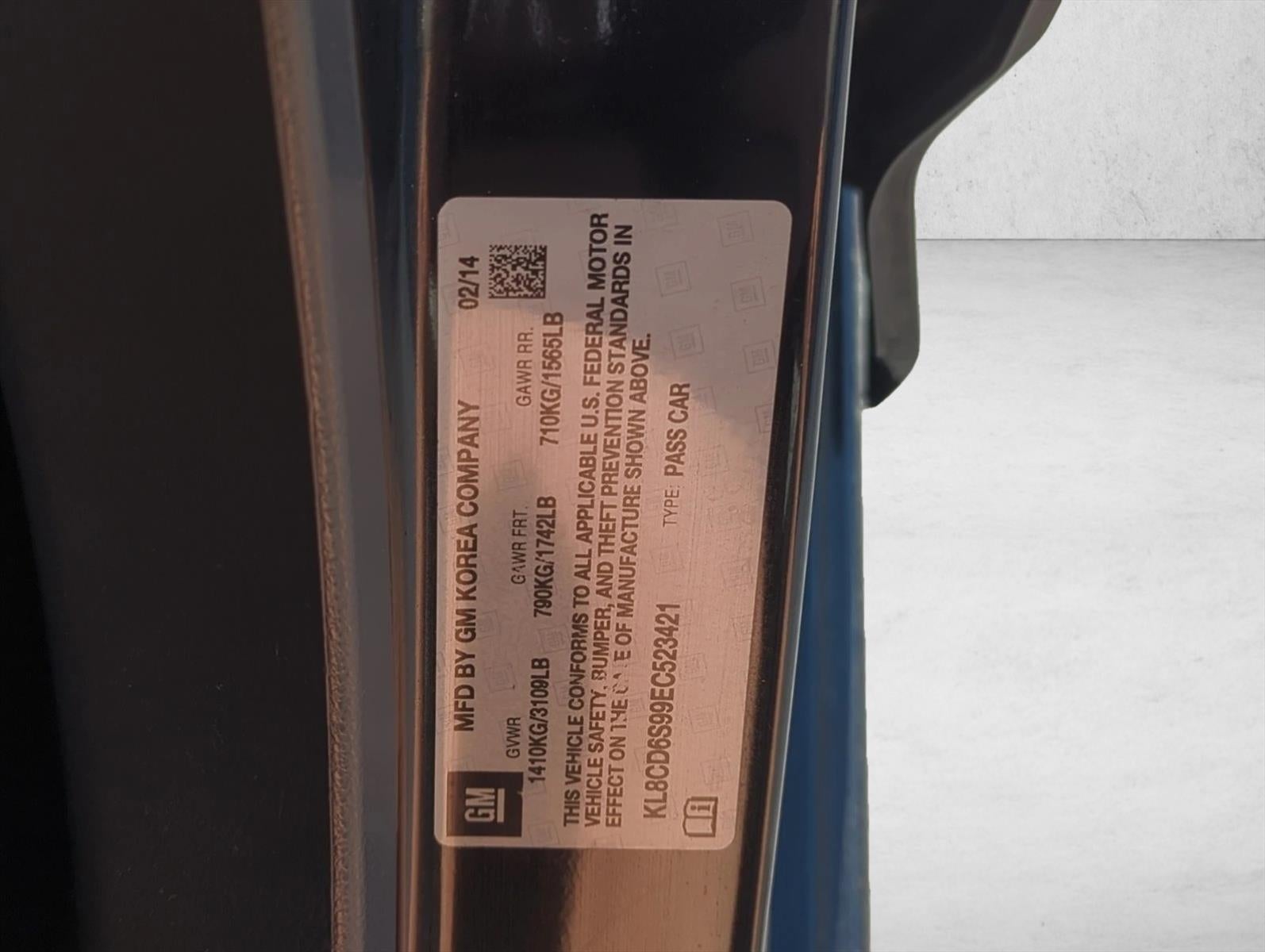 2014 Chevrolet Spark Hatch 1LT (Automatic)