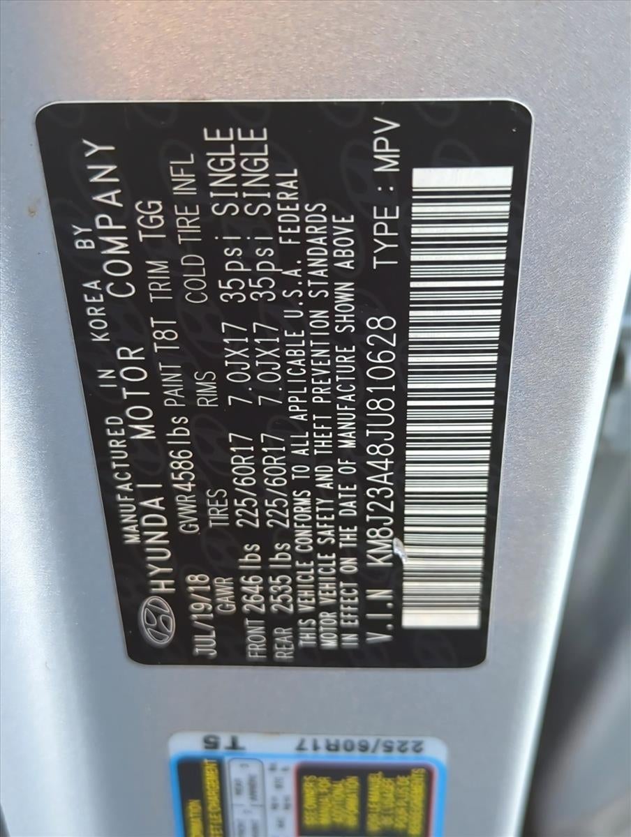 2018 Hyundai TUCSON SE FWD