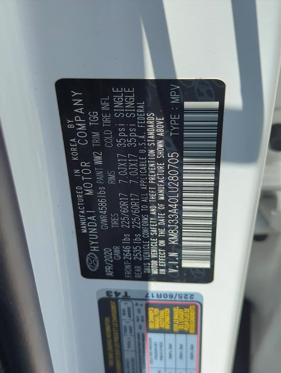 2020 Hyundai TUCSON Value FWD