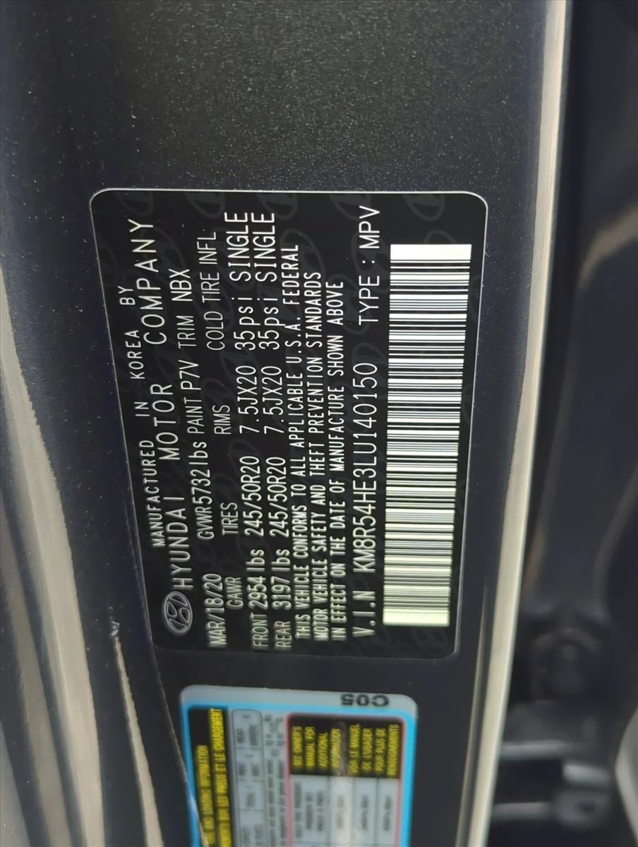 2020 Hyundai PALISADE Limited FWD