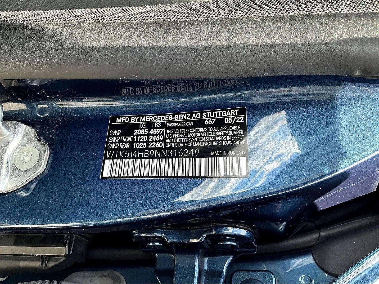 2022 Mercedes-Benz CLA CLA 250 4MATIC® Coupe