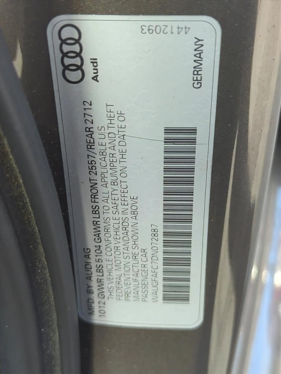 2013 Audi A6 4dr Sdn quattro 2.0T Premium Plus