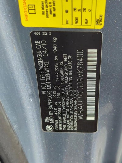 2011 BMW 128i Coupe