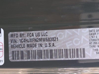 2021 Jeep Wrangler Unlimited Rubicon 4x4