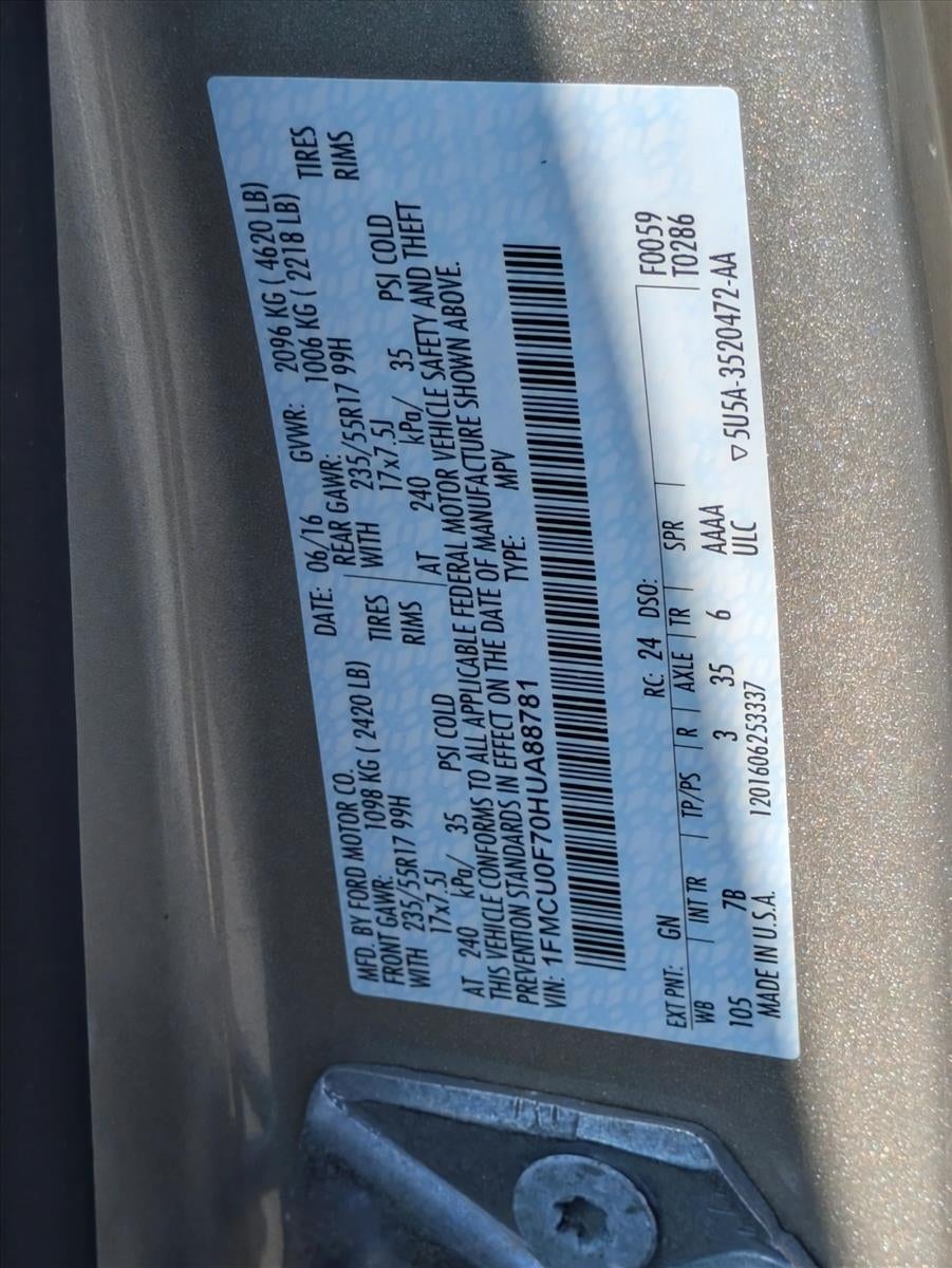 2017 Ford Escape S FWD