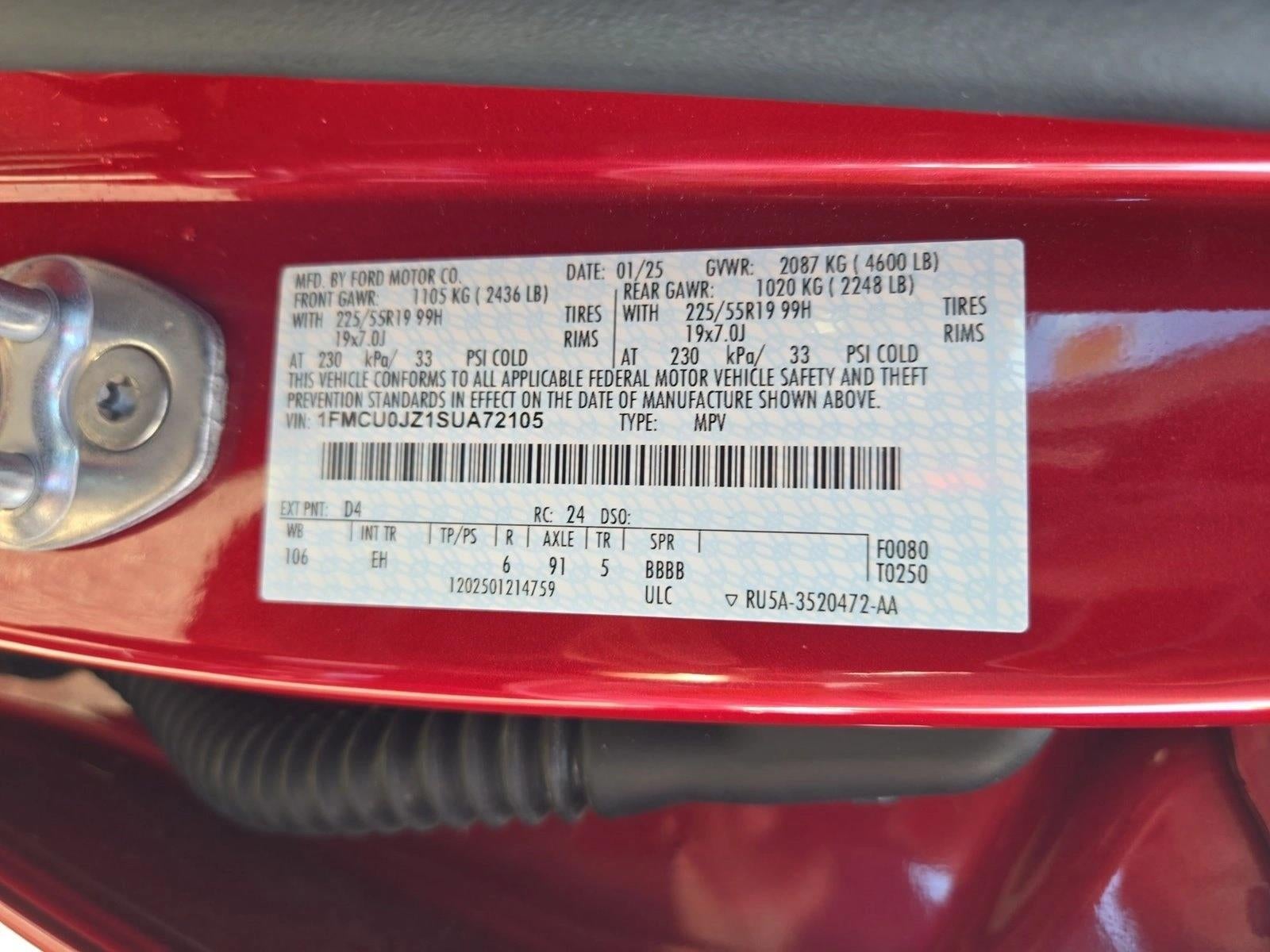 2025 Ford Escape Platinum FWD