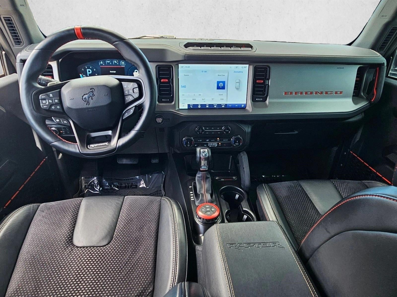 2022 Ford Bronco Raptor 4 Door Advanced 4x4