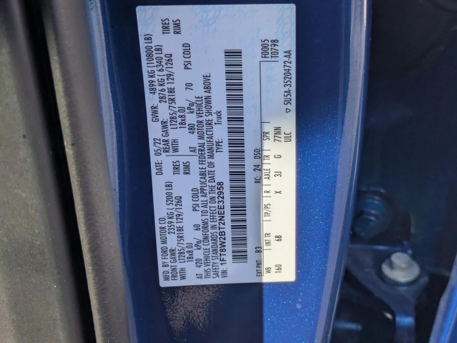 2022 Ford Super Duty F-250 SRW LARIAT 4WD Crew Cab 6.75' Box