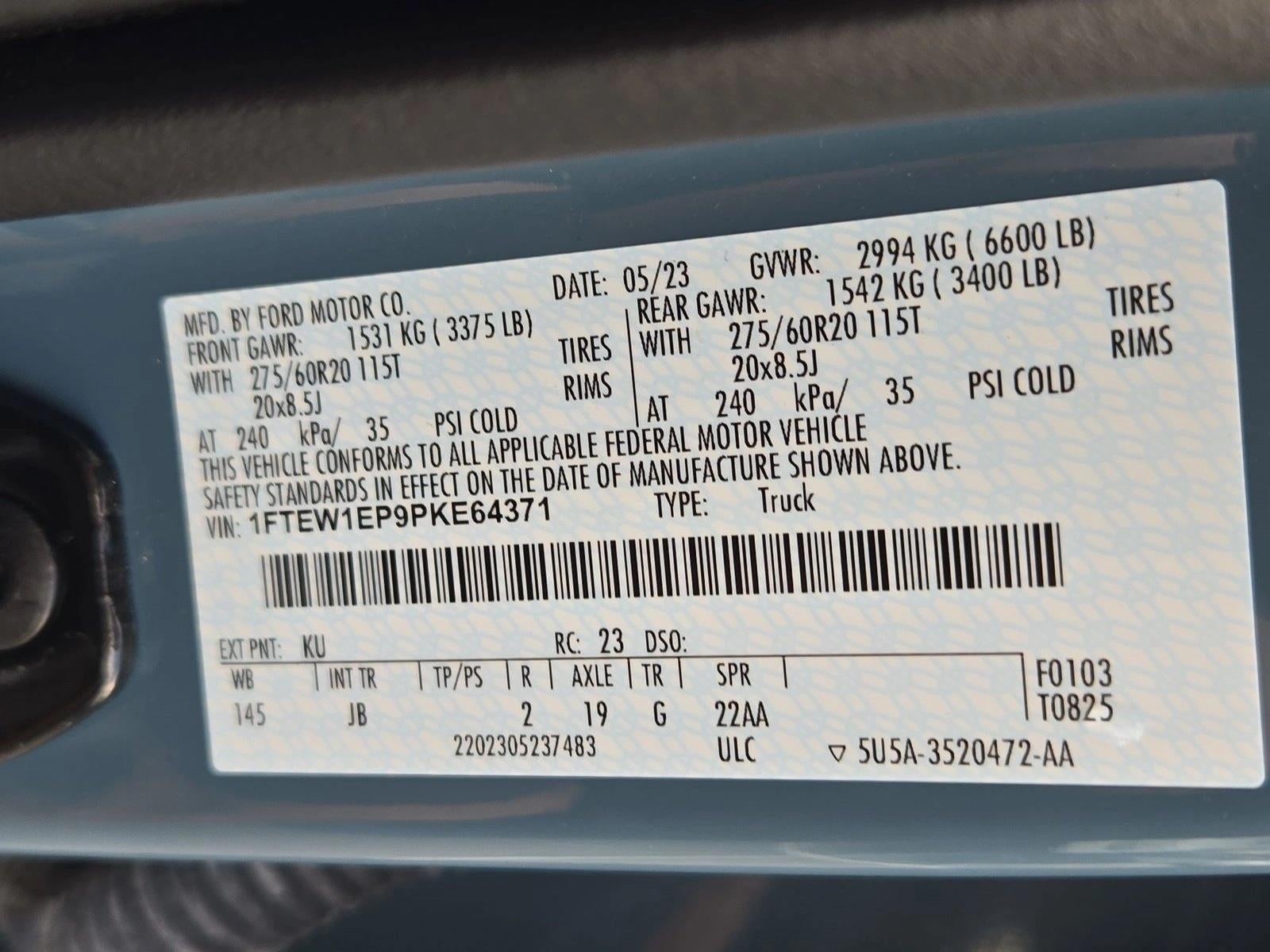 2023 Ford F-150 XL 4WD SuperCrew 5.5' Box