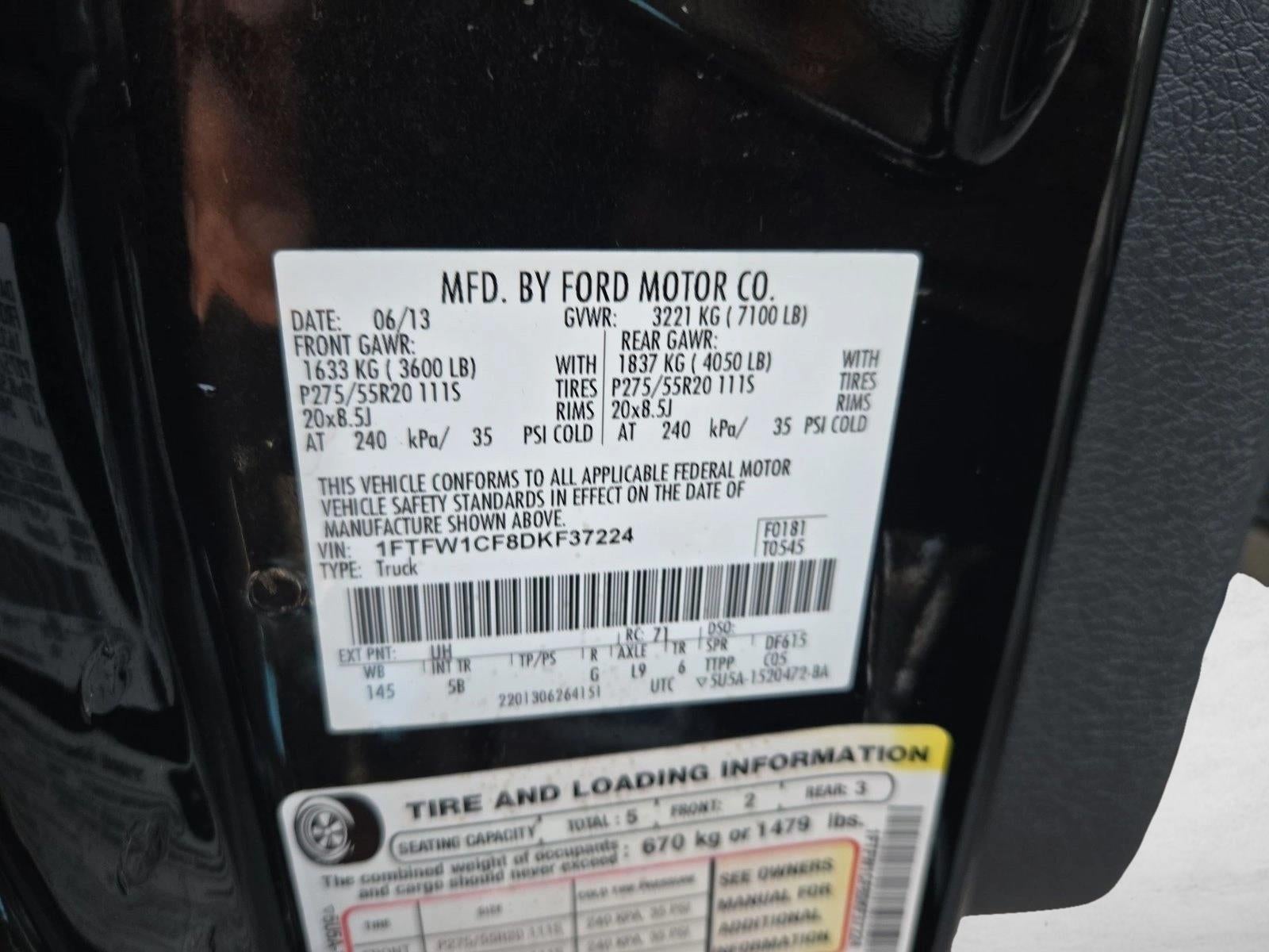 2013 Ford F-150 2WD SuperCrew 5-1/2 Ft Box FX2