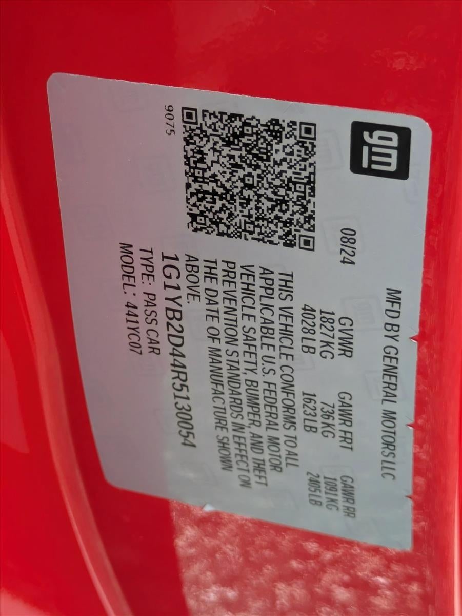 2024 Chevrolet Corvette Stingray Coupe 2LT