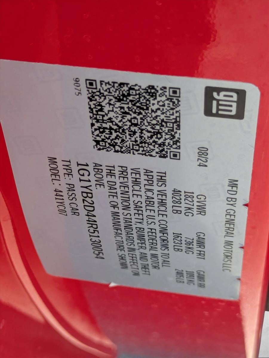 2024 Chevrolet Corvette Stingray Coupe 2LT