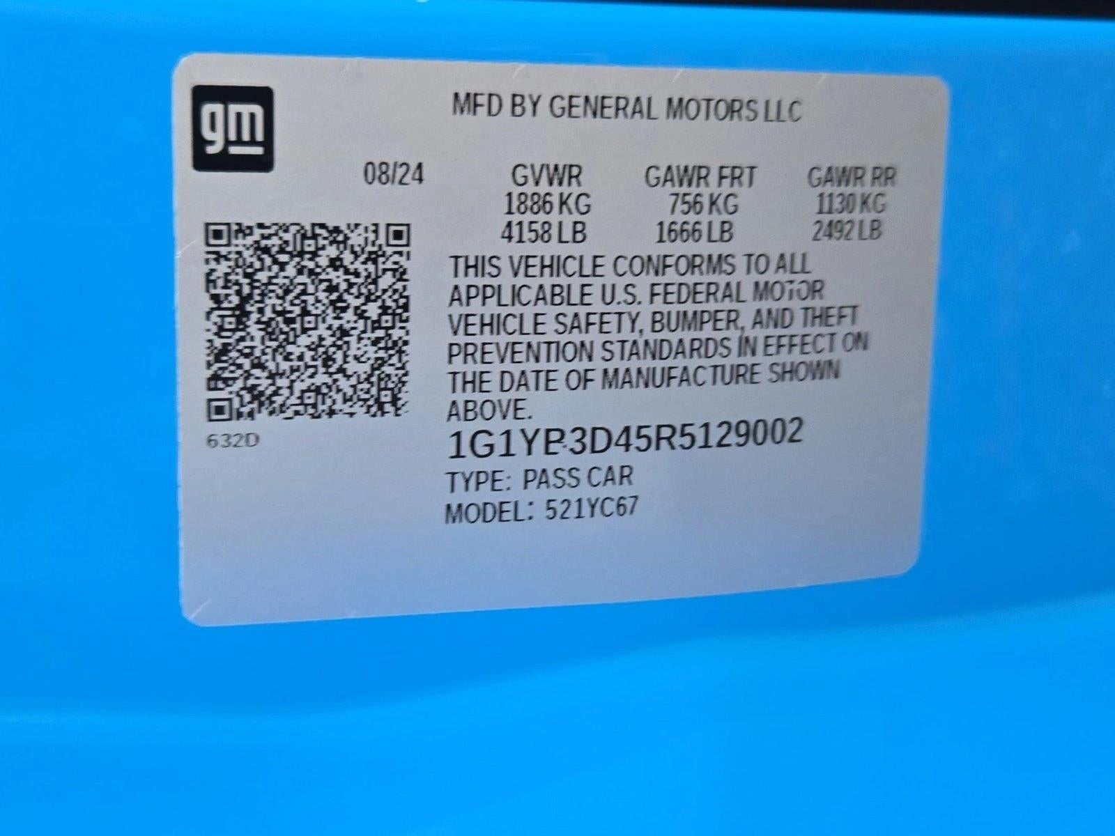 2024 Chevrolet Corvette Stingray Convertible 2LT