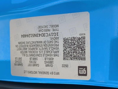 2022 Chevrolet Corvette Stingray Convertible 3LT