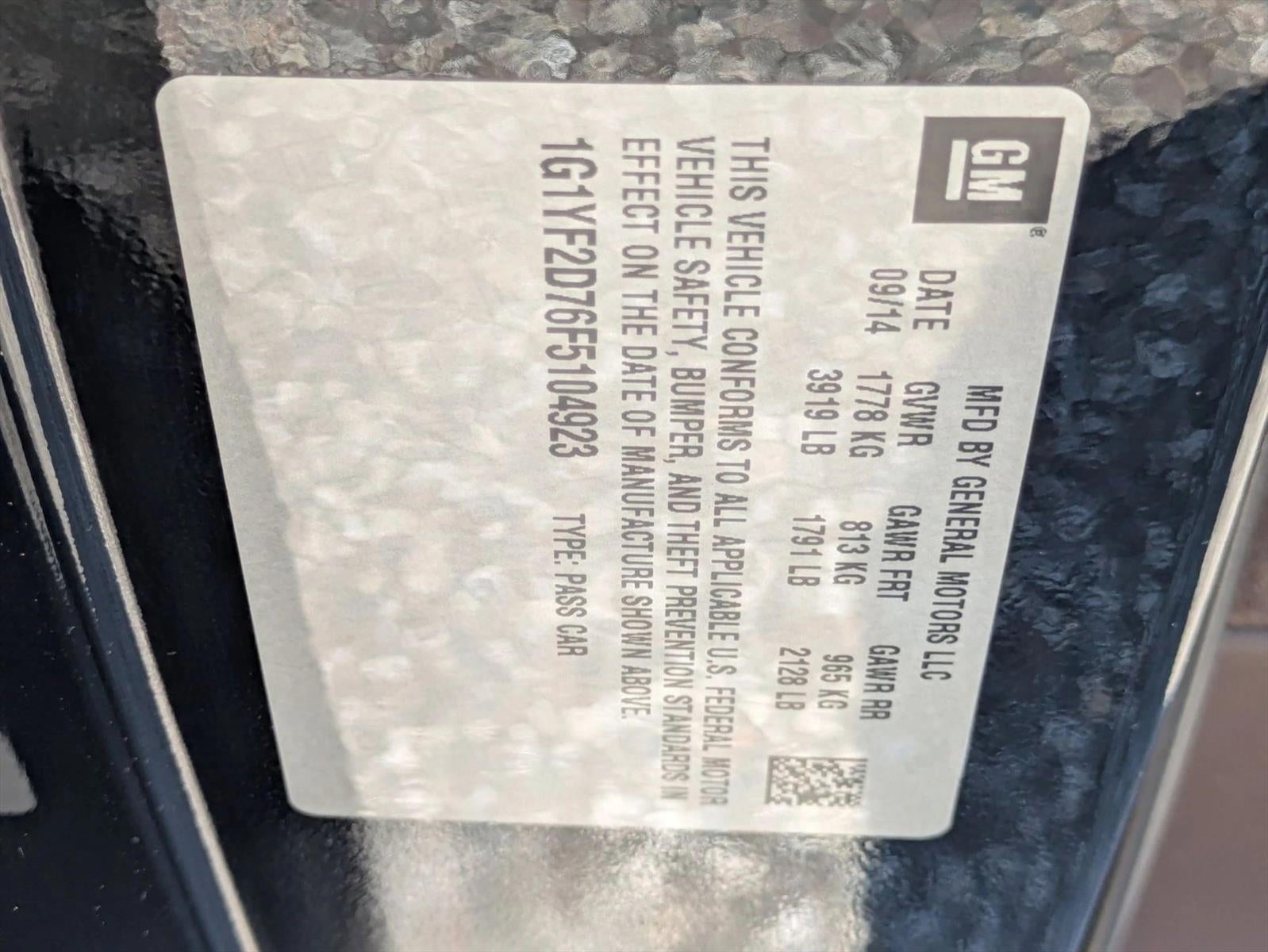 2015 Chevrolet Corvette Stingray Coupe 3LT